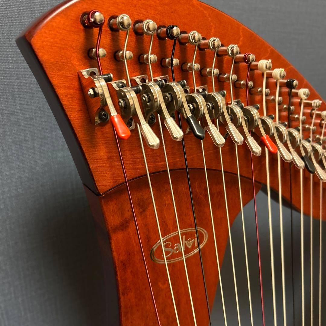 ♪Salvi レバーハープ34弦♪Mia(３年)総額44万相当ソフトケース付