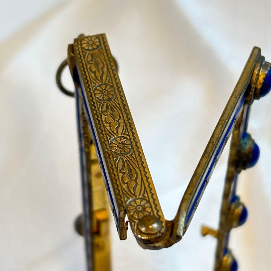 希少・フランス製】アンティーク 口金金具 プチポアン サンプルタグ付