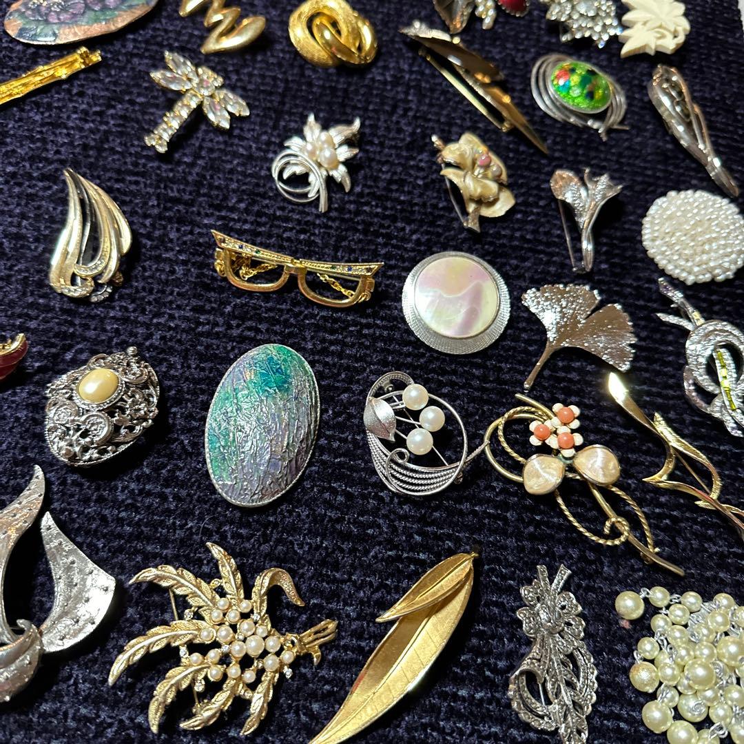 vintage】ブローチ 130点以上 まとめ売り 大量