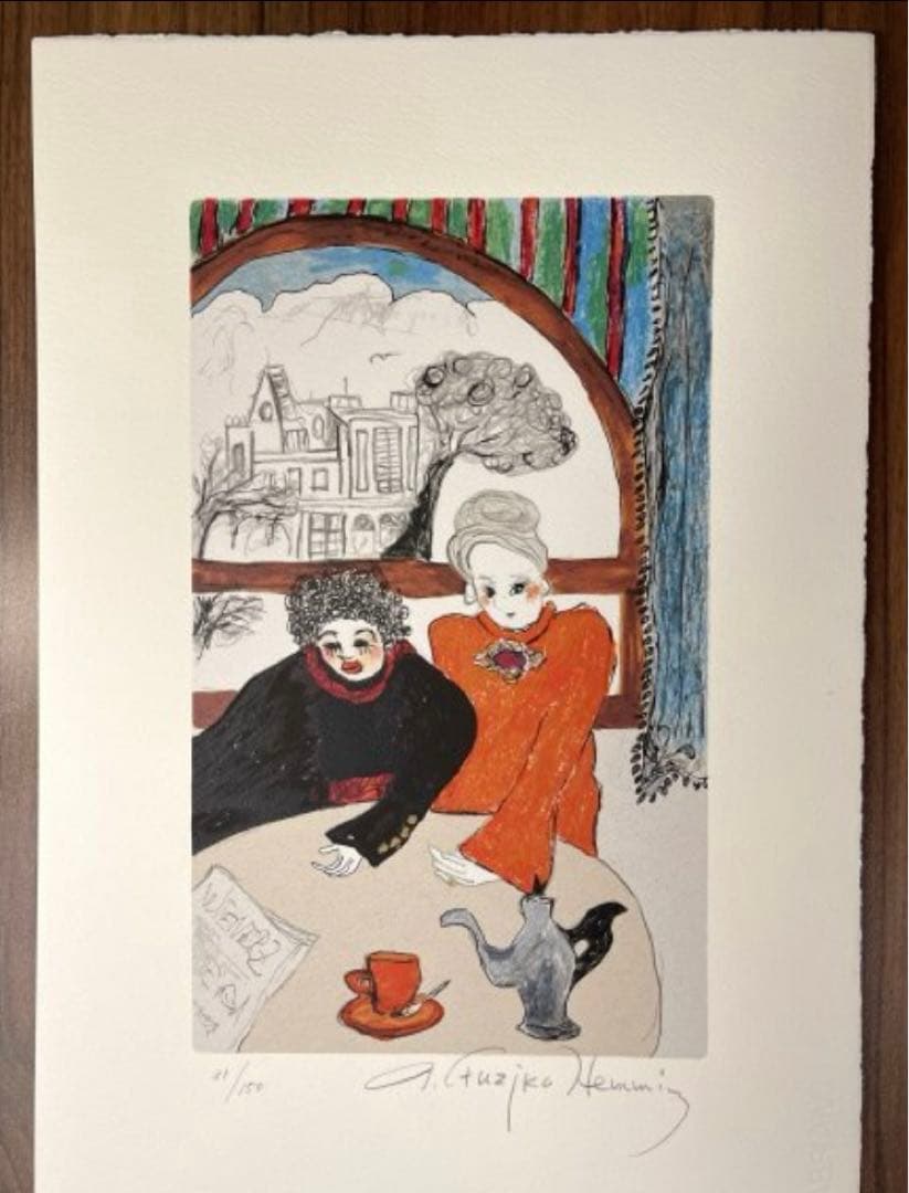 フジ子ヘミング アート真作・直筆サイン入り