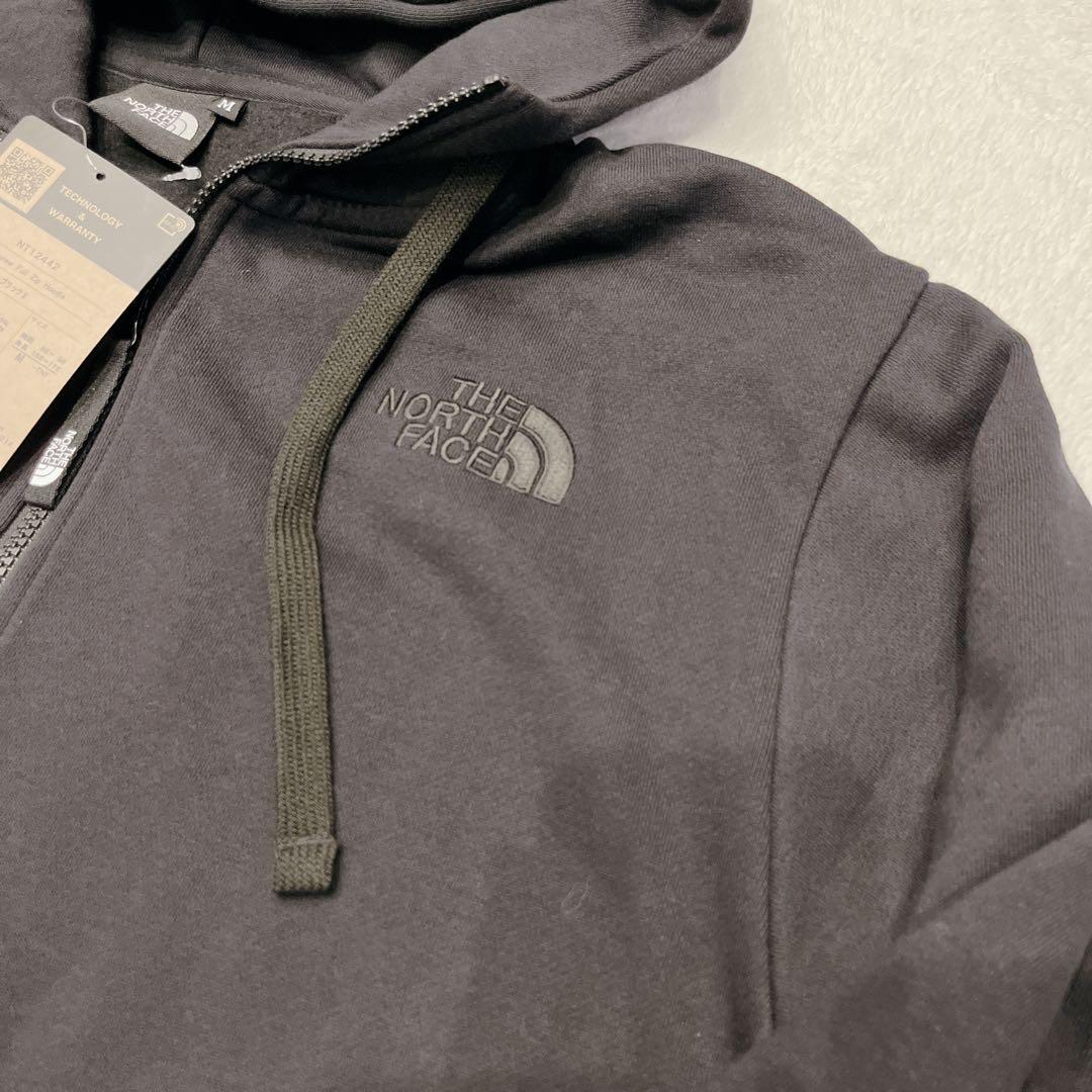 新品タグ付き ノースフェイス リアビューフルジップフーディ NT12442 黒