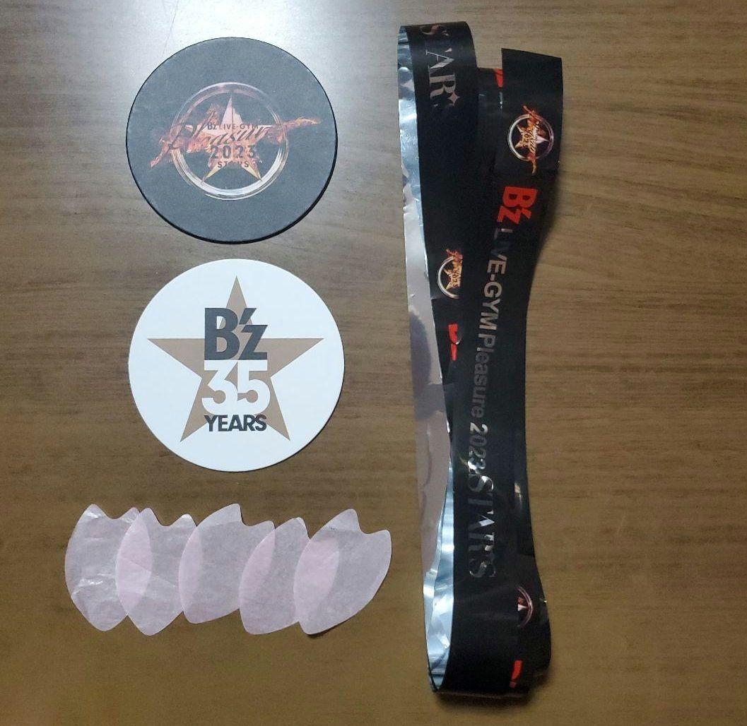 B´z Pleasure2023 Premium席専用グッズ+コースター2種