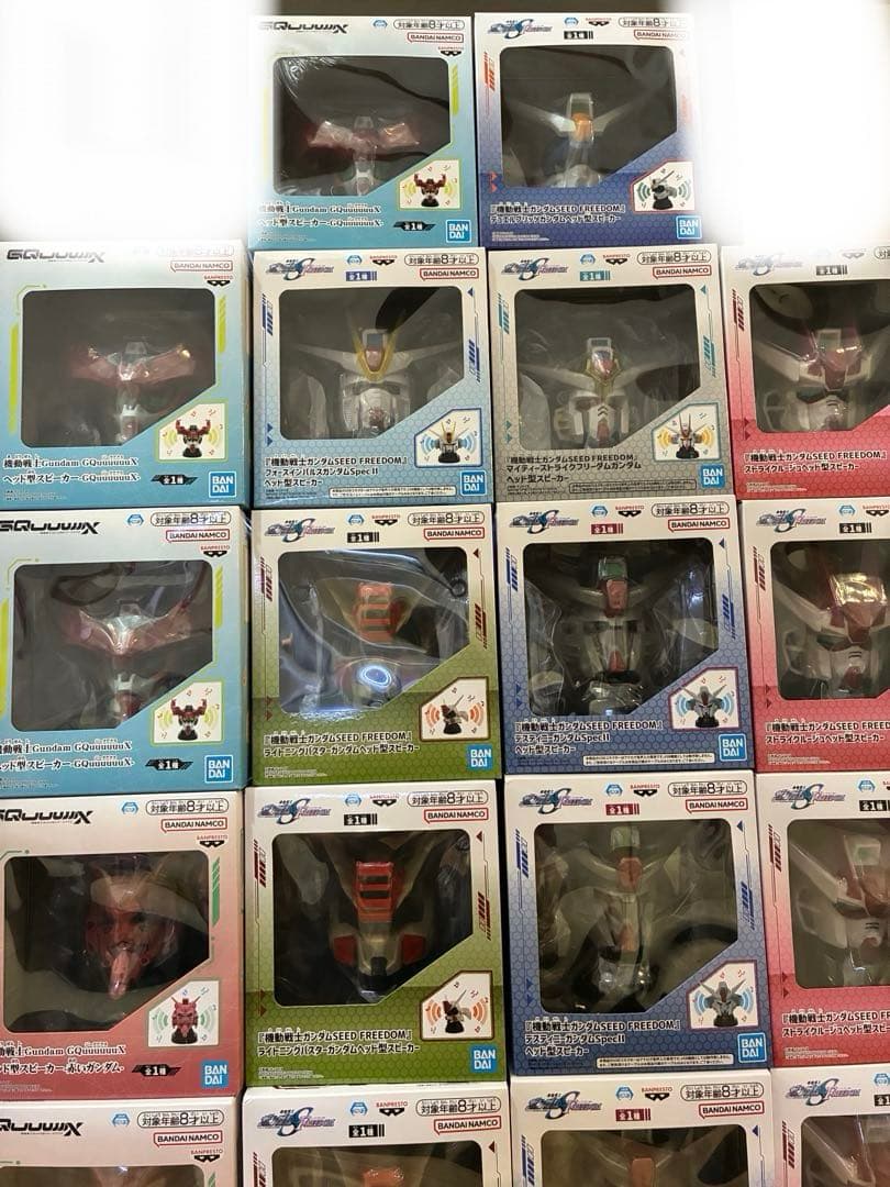 機動戦士ガンダムヘッド型スピーカー　１８個セット　まとめ売り