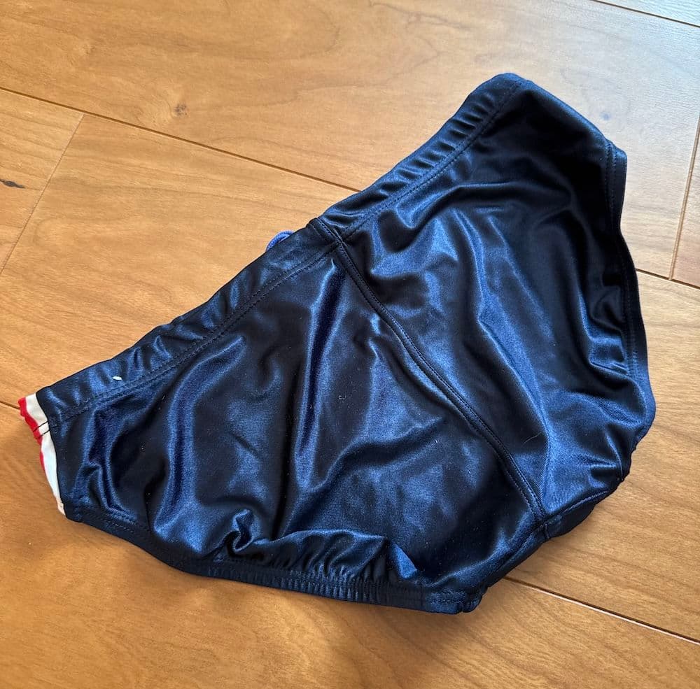 レア】arena NUX ニュークス ネイビー×レッド 光沢 Lサイズ 競パン