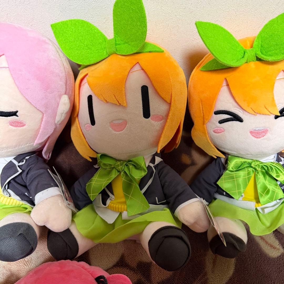 五等分の花嫁 BIGぬいぐるみ タグ付き 未使用 未開封品有