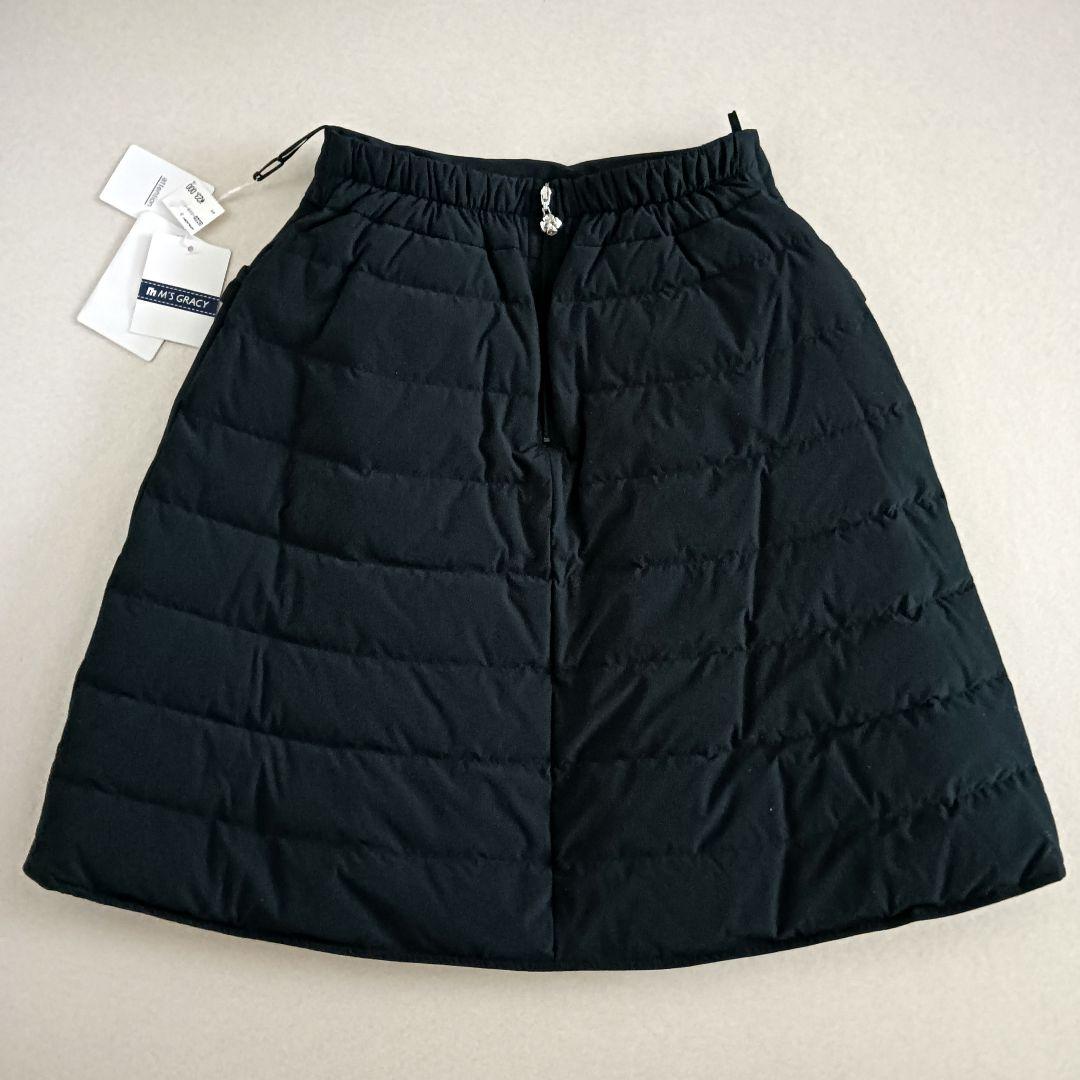 【新品タグ付き】M'S GRACY　ダウンスカート 38 ブラック