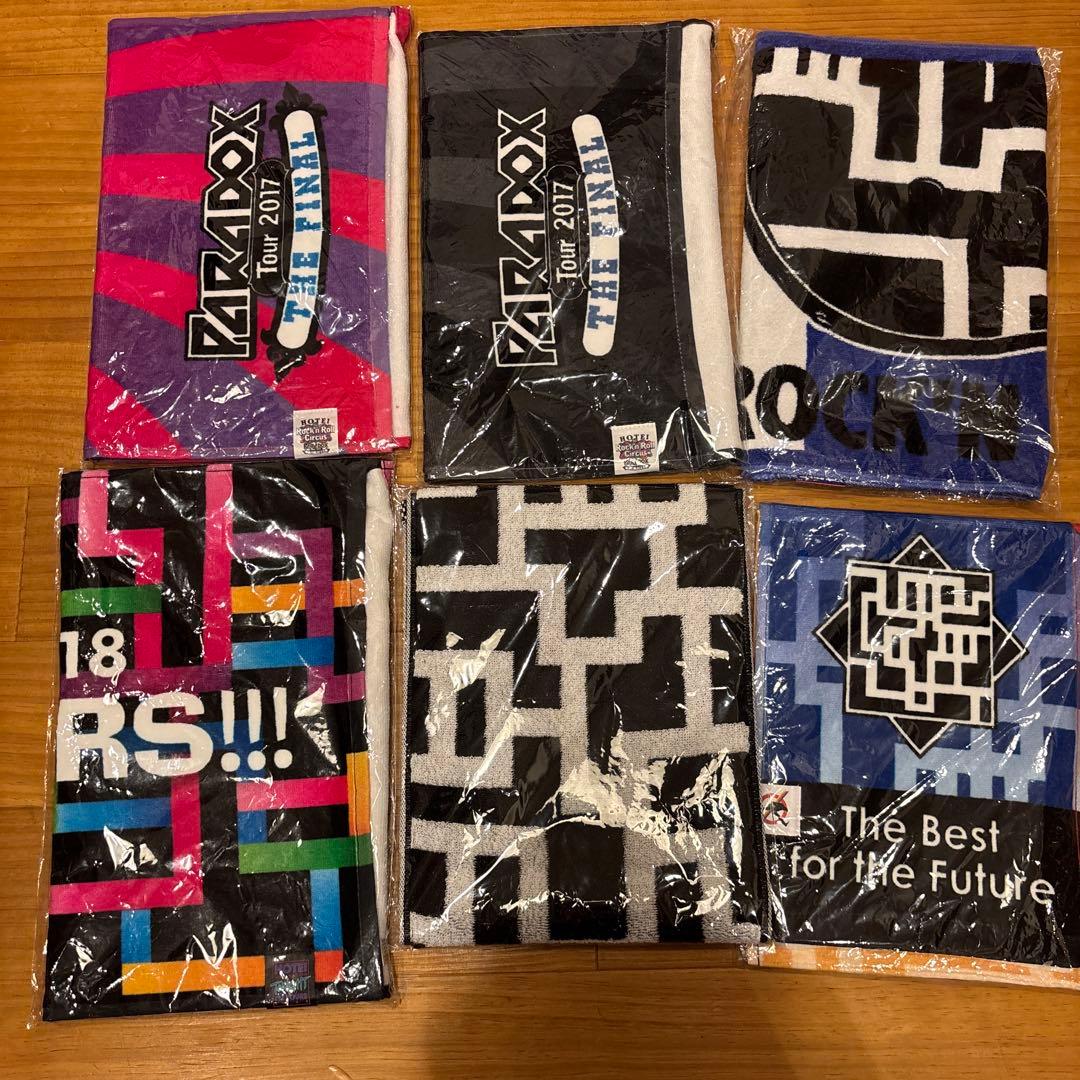 新品　布袋寅泰　タオル　6枚セット 布袋寅泰 2024 LIVE IN オンライン BUDOKAN ～The HOTEI～ グッズ