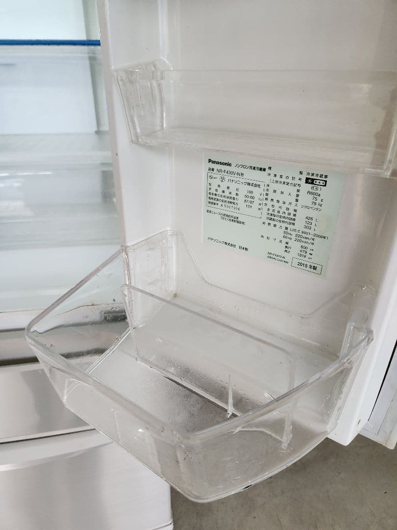 Panasonic大型冷蔵庫４２６リットル　２０１５年製