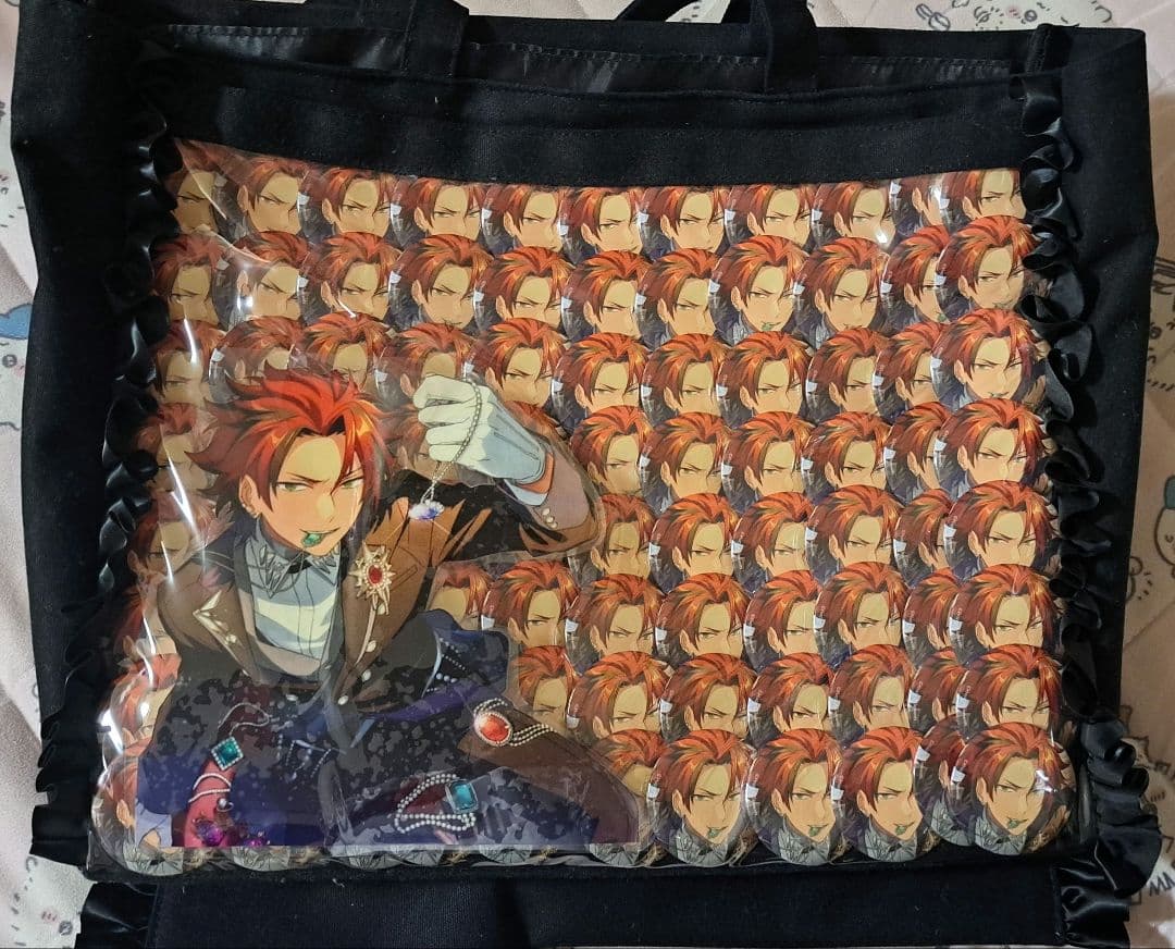 あんスタ 鬼龍紅郎 テーマスカウト缶バッジ winter 宝石商 テーマ