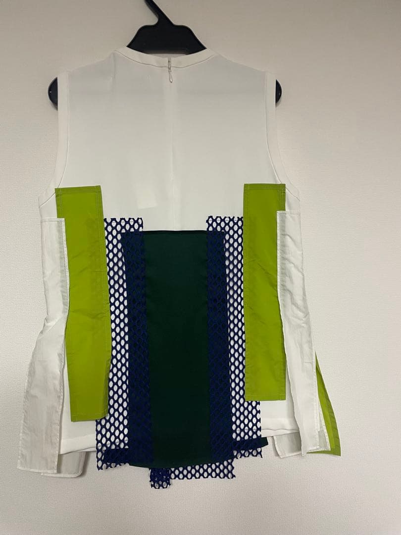 ファブリックミックスタンクトップ