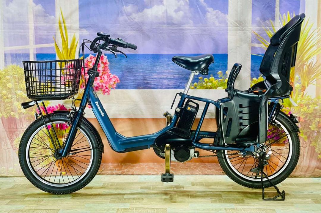 ギュットアニーズ12AH！⭐️ 人気モデルパナソニック子供乗せ電動自転車Y1404