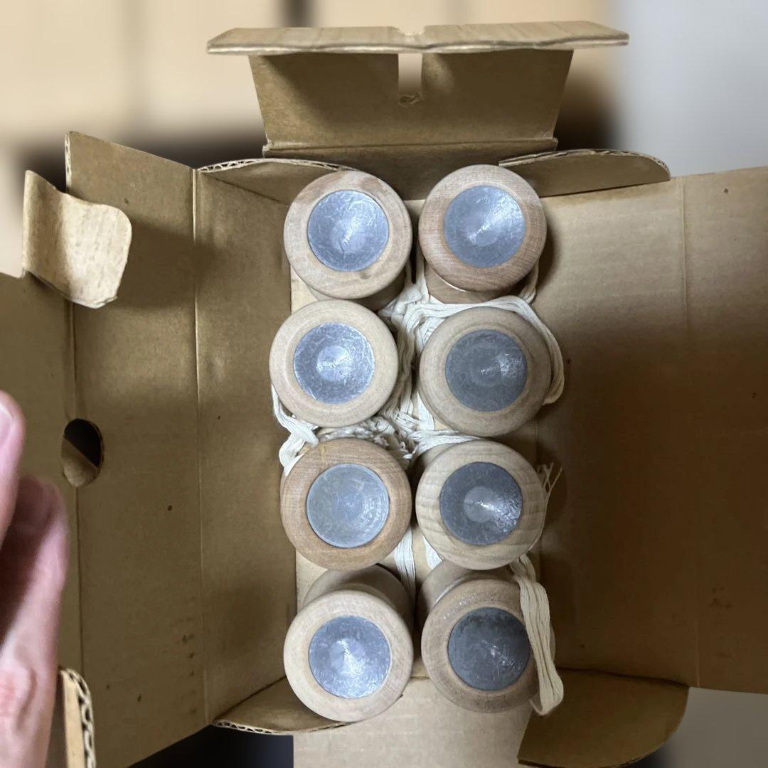 組紐　組玉　おもり　中古　伝統工芸　組紐道具 手組紐 組紐玉 組ひも玉 木玉