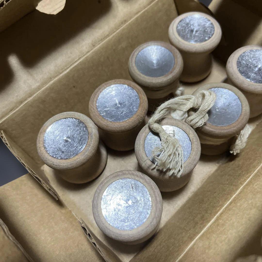 組紐　組玉　おもり　中古　伝統工芸　組紐道具 手組紐 組紐玉 組ひも玉 木玉