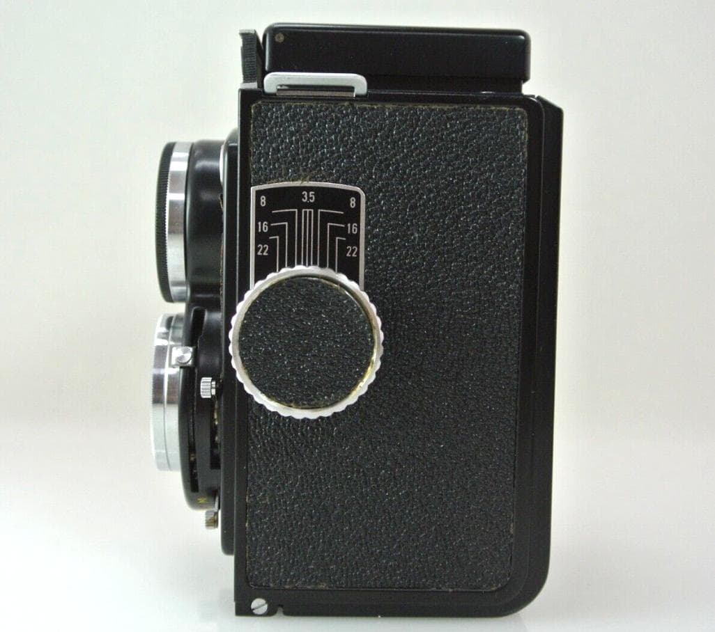 美品！ Ricoh Super 44 二眼レフカメラW/6cm F3.5 レンズ