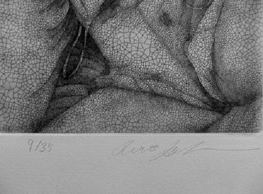 城景都2　銅版画　エディションナンバー　鉛筆サインあり　本物