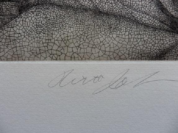 城景都2　銅版画　エディションナンバー　鉛筆サインあり　本物