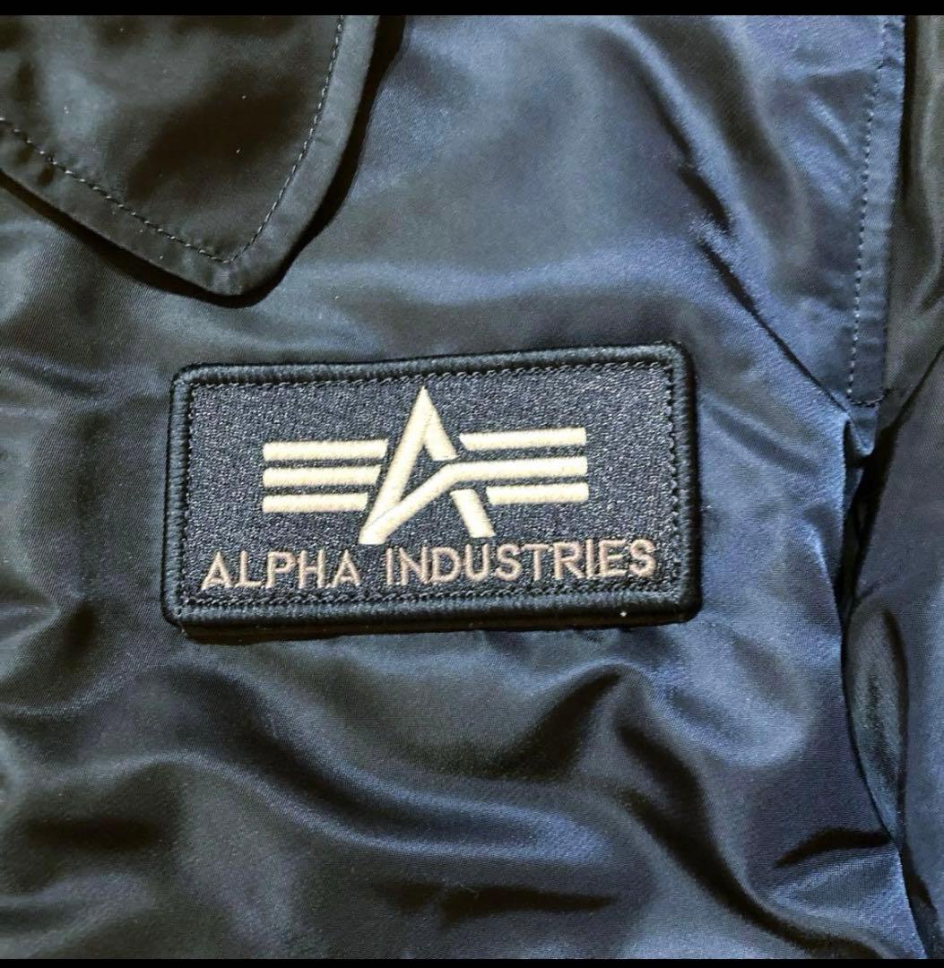 ALPHA INDUSTRIES ネイビー ジャケット L