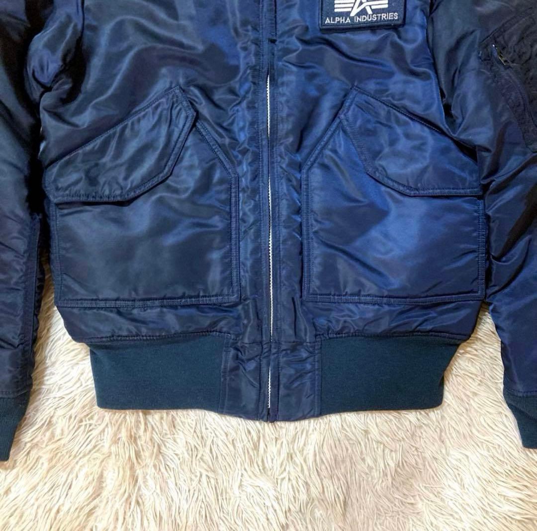 ALPHA INDUSTRIES ネイビー ジャケット L