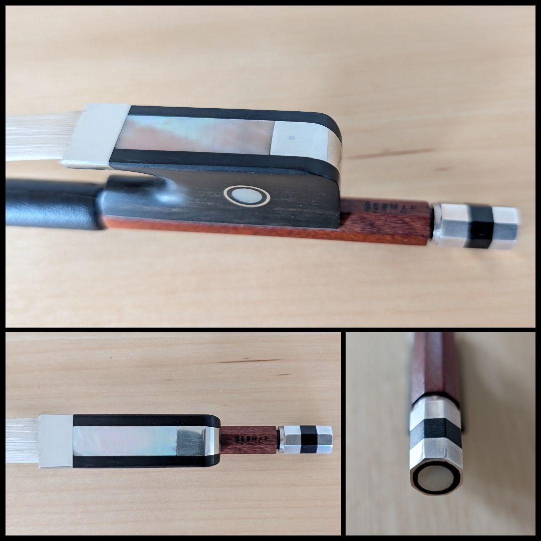 【チェロ弓】ALFRED KNOLL 角弓ドイツ 軽量 フルサイズ 修理痕