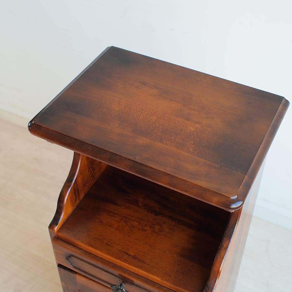 80´s オールドカリモク/karimoku コロニアル 電話台 ビンテージ