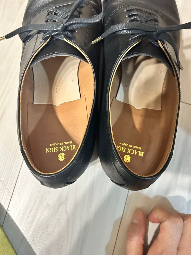BLACK SIGN 28.0 サービスシューズ　日本製　ブラックサイン　美品
