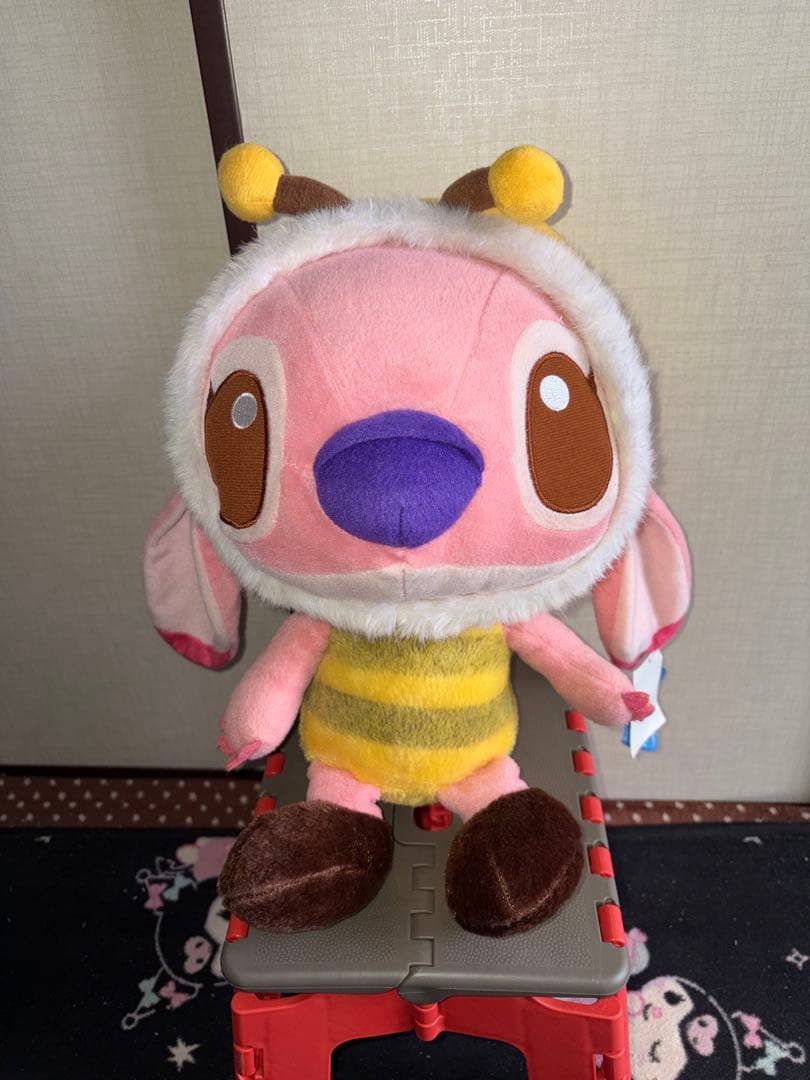 みつばちの着ぐるみを着たエンジェル ぬいぐるみ スティッチ みつばちの着ぐるみを着たエンジェル ぬいぐるみ