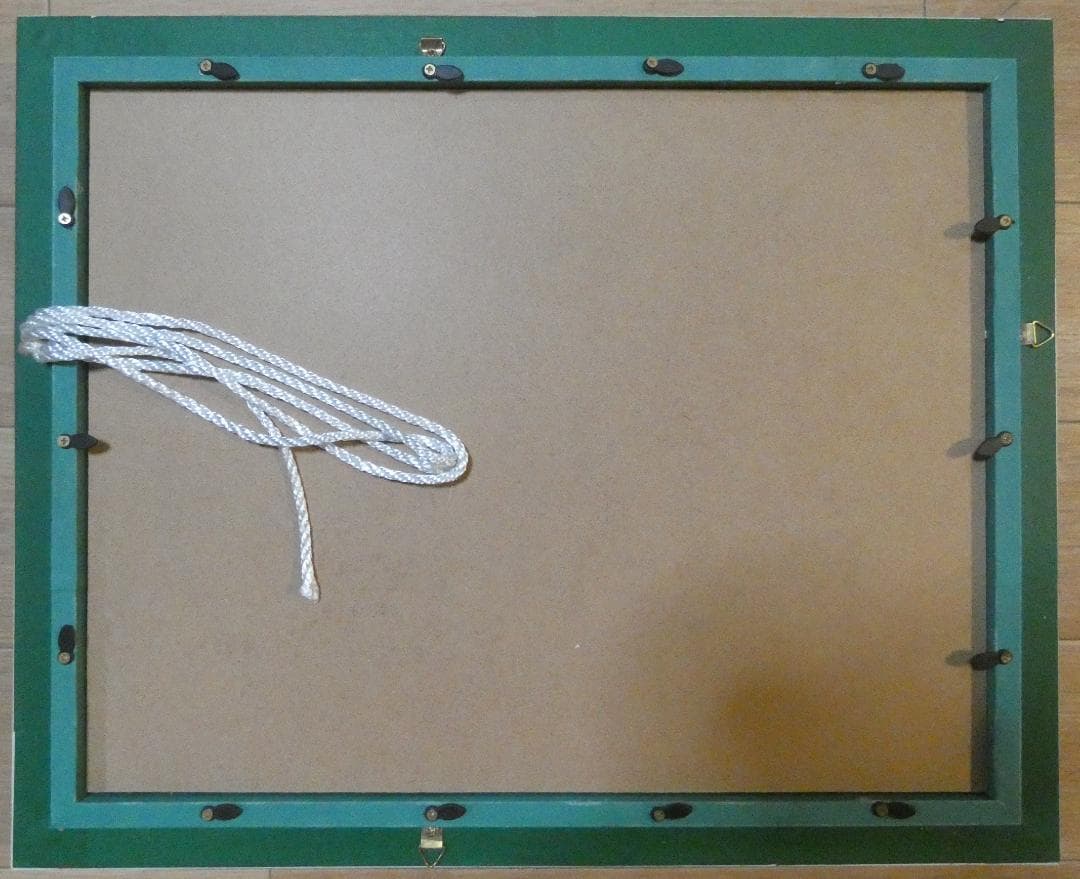 絵画　 油彩　中島千波「滿开の桜」 サイン　F6サイズ　額装済み 肉筆手描き