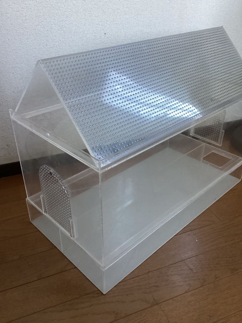 特大サイズ 横幅60cm 地下室付、デグーのケージ アクリル ホイールおまけ