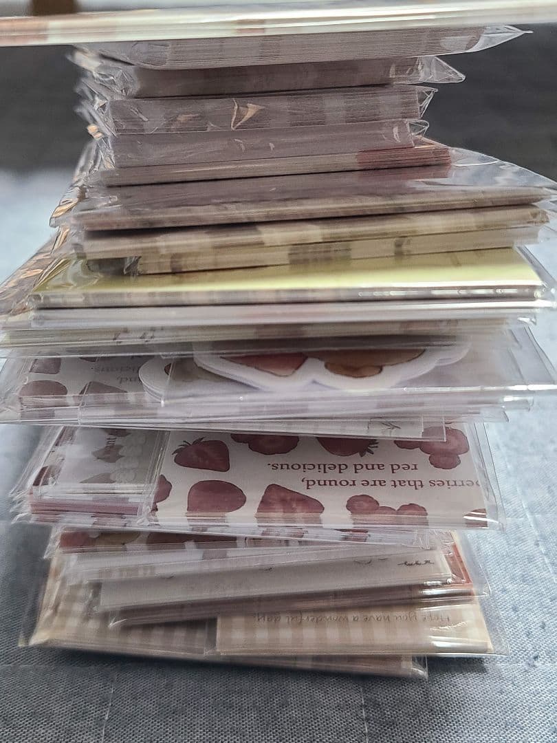 国内作家 メモ帳 セット くま デザインペーパー cream tea 紙もの