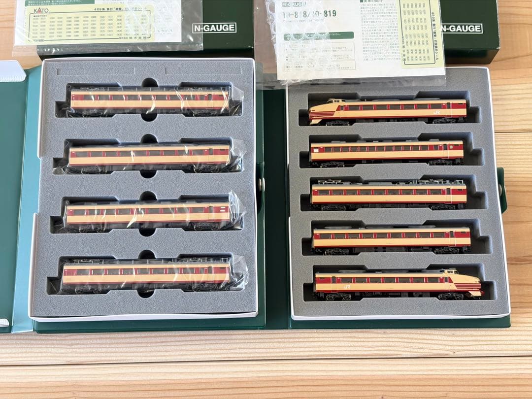 KATO 489系 急行能登 5両基本セット 4両増結セット10-818,819