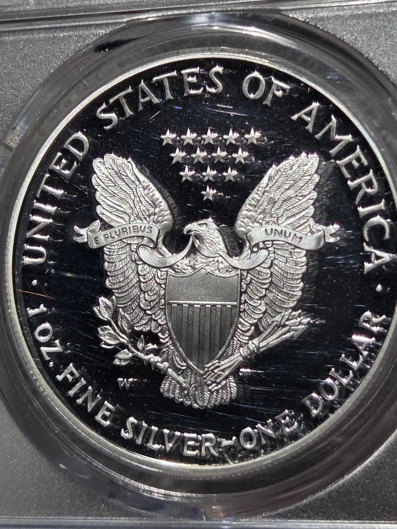 PR69 DCAM)アメリカ合衆国 シルバー イーグル銀貨 2003 W