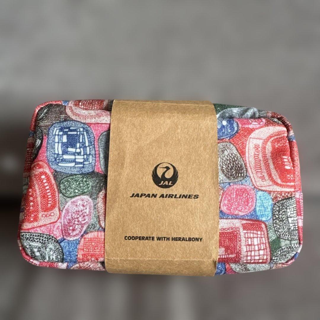 JAL ビジネスクラス アメニティ ポーチ ヘラルボニー 2025年8月最新