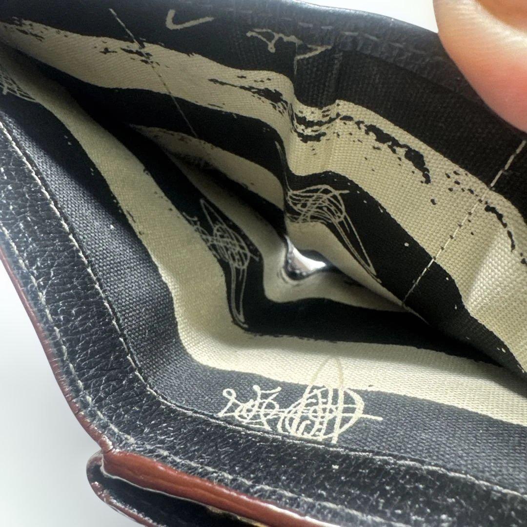 Vivienne Westwood 二つ折り財布 黒 がま口 箱付き