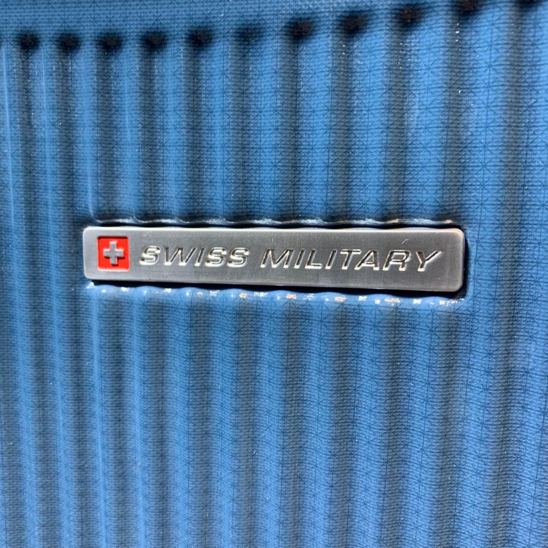 J456 スイスミリタリー スーツケース 38.5L ブルー 青