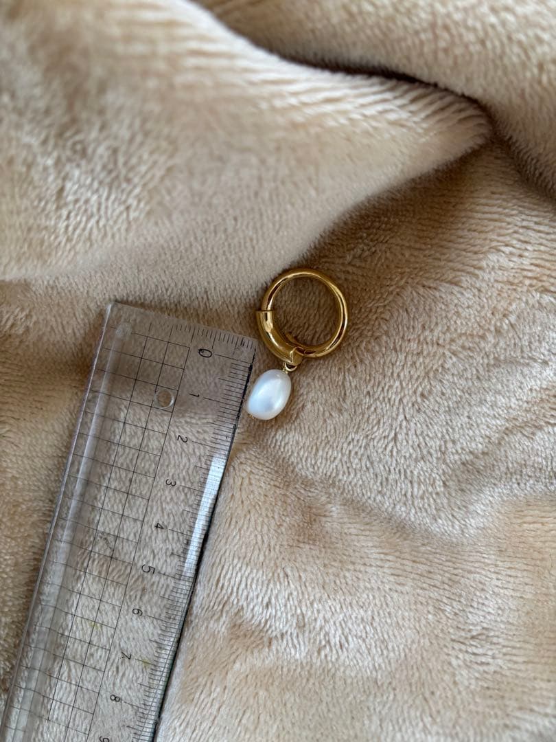 Chloé クロエ darcey パールリング 7号 ゴールド