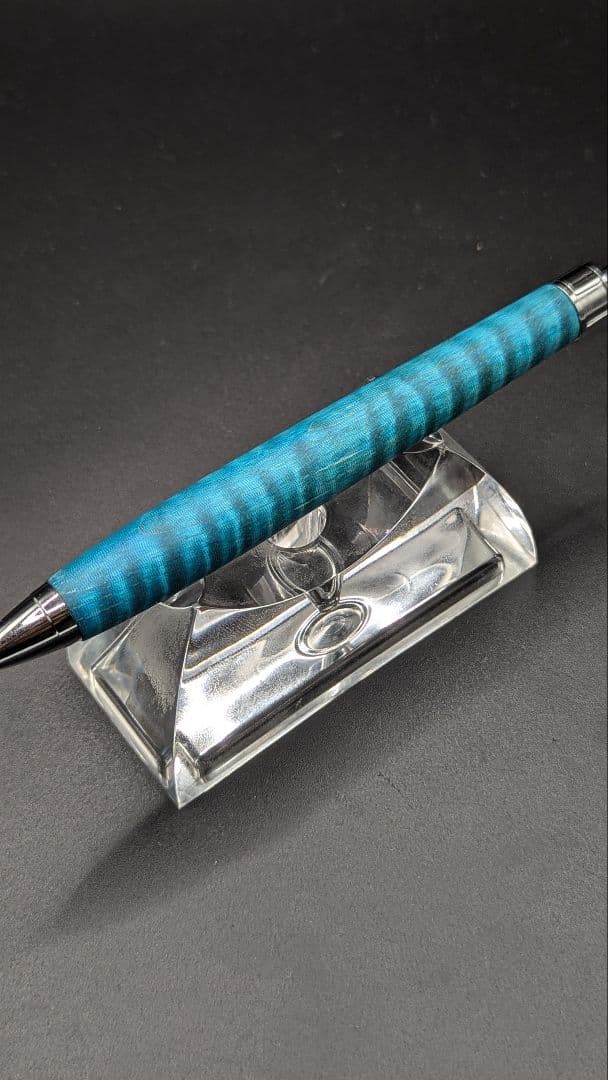 451ペン工房翌檜 スタビライズドウッドトチ 縮杢 木軸シャーペン