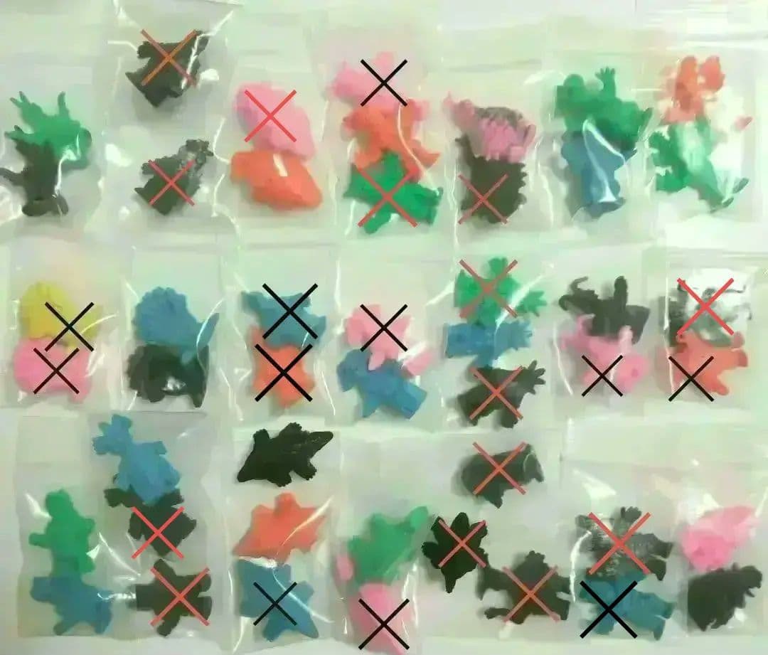 画像６枚★コレクション含　ウルトラマン怪獣消しゴム　ポピー７期前半　※バラ売り可