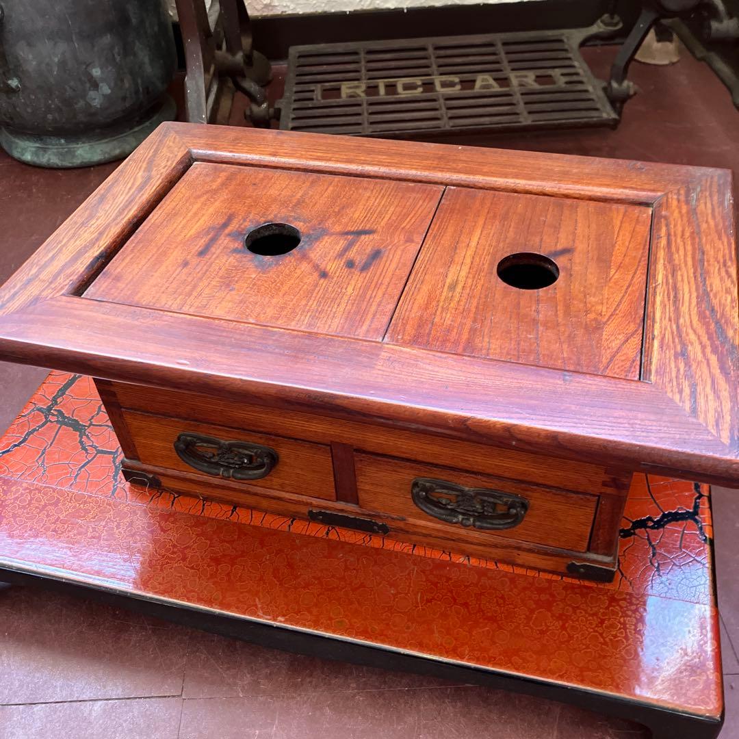 昭和レトロ】 木製煙草盆・キセル付 2025年最新】Yahoo!オークション