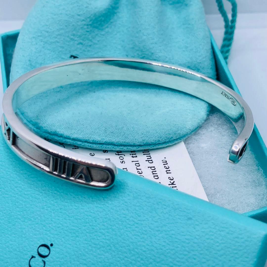 極美品✨ ティファニー ブレスレット カフ アトラス AG925