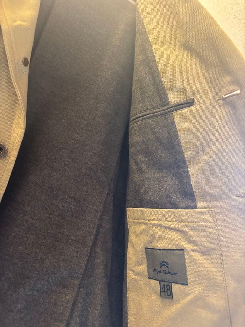 Nigel Cabourn ジャケット 48 ベージュ