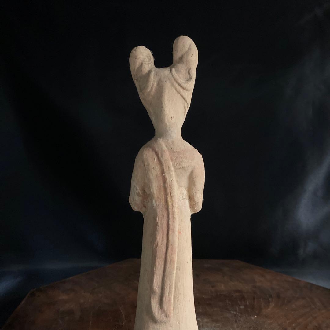 新年赤札セール❗️【ギャラリー三益】中国古美術　唐代加彩美人俑（唐時代）