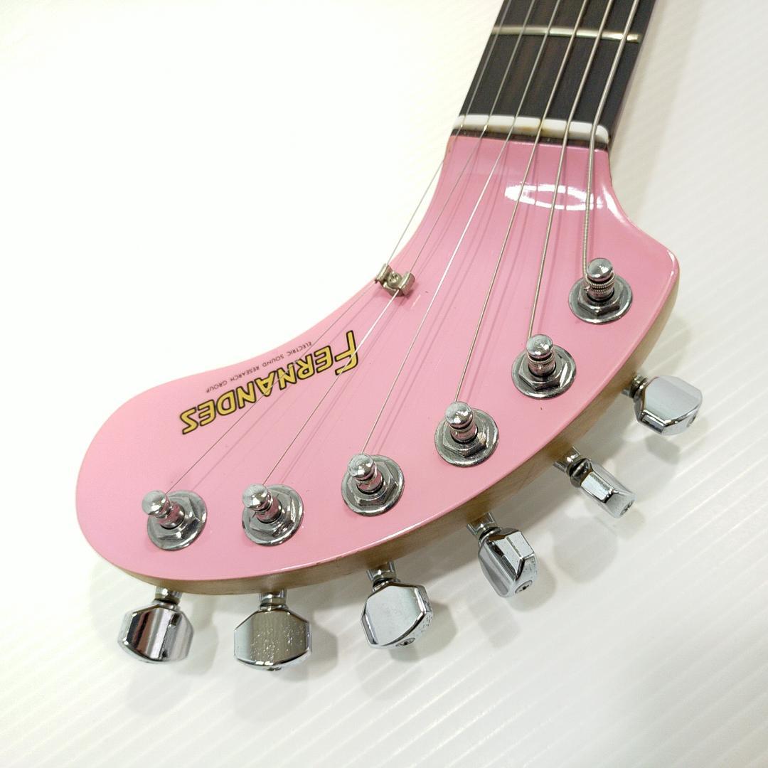 フェルナンデス エレキギター ZO-3 ピンク アンプ内蔵 スピーカー搭載