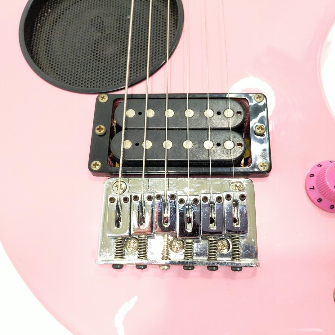 フェルナンデス エレキギター ZO-3 ピンク アンプ内蔵 スピーカー搭載