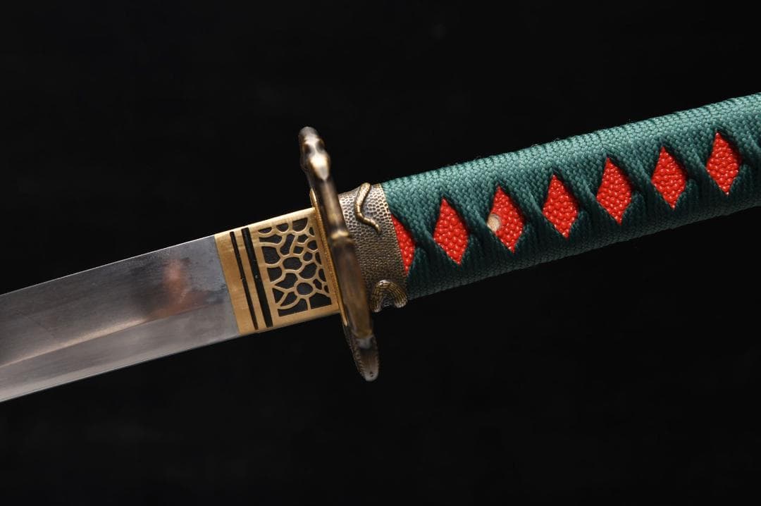 竹の葉青打刀 日本刀 模造刀 居合刀 武士道 武蔵 鑑賞用 手鍛造打