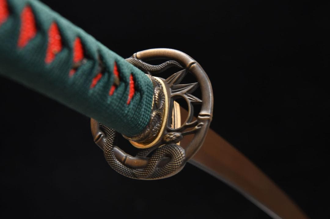 竹の葉青打刀 日本刀 模造刀 居合刀 武士道 武蔵 鑑賞用 手鍛造打