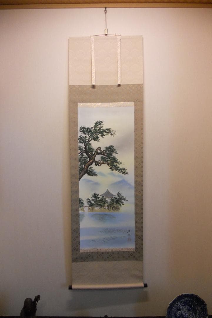 ヴィンテージ 通販おもちゃ・ホビー・グッズ - 掛け軸 古川翠峯 松島