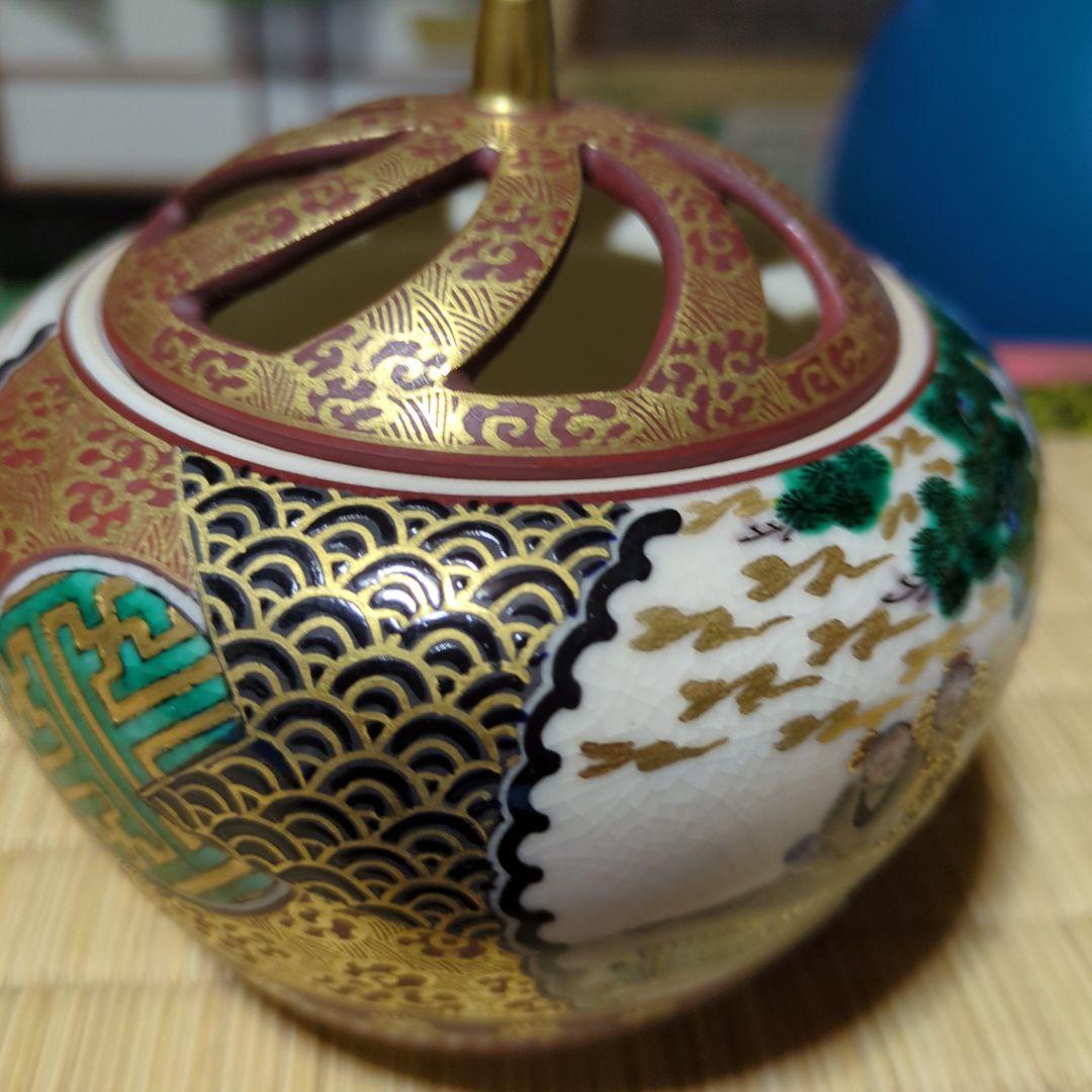 九谷、泉山香炉 共箱 - メルカリ