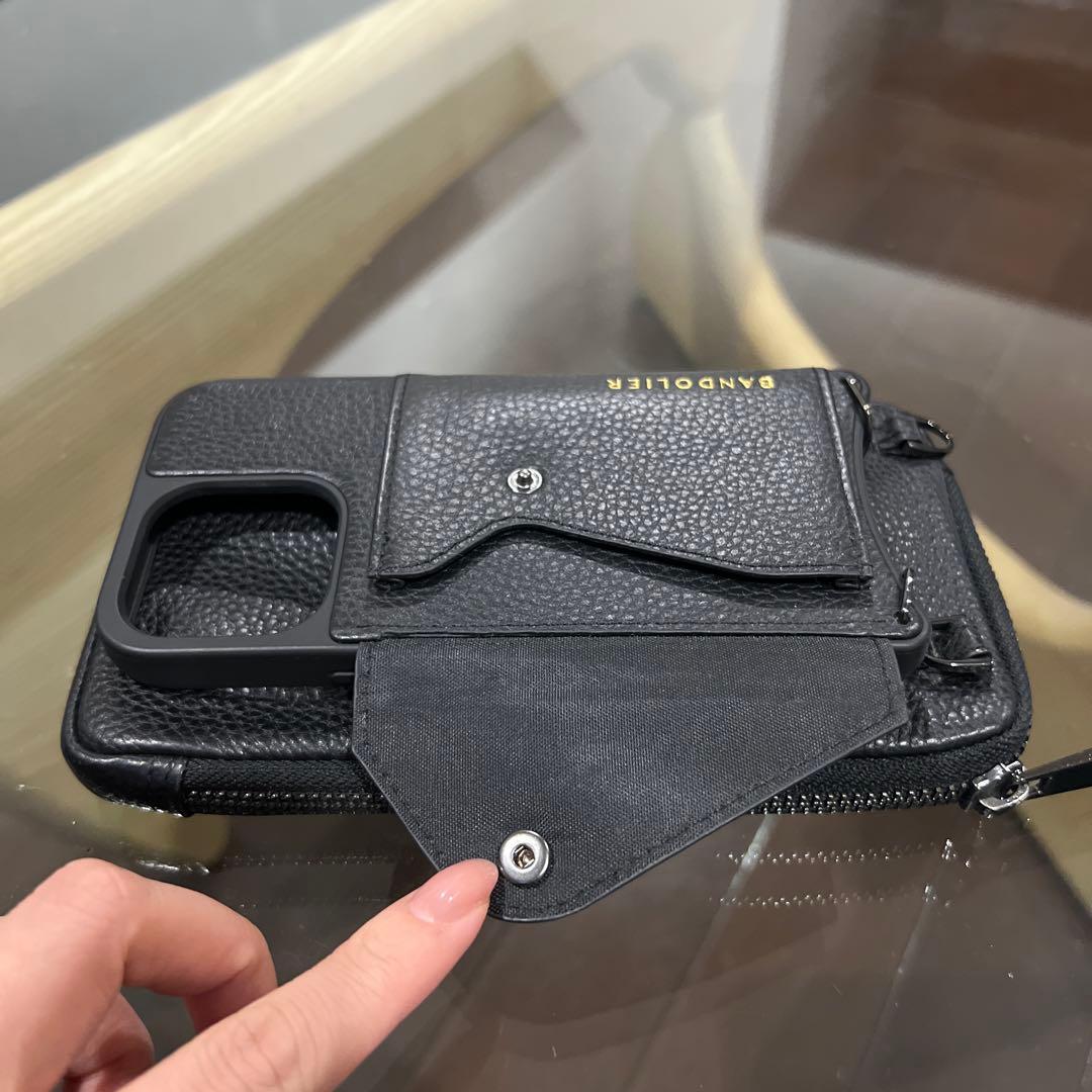 BANDOLIER ブラック iPhoneケース 13pro 14｜BANDOLIER ブラック