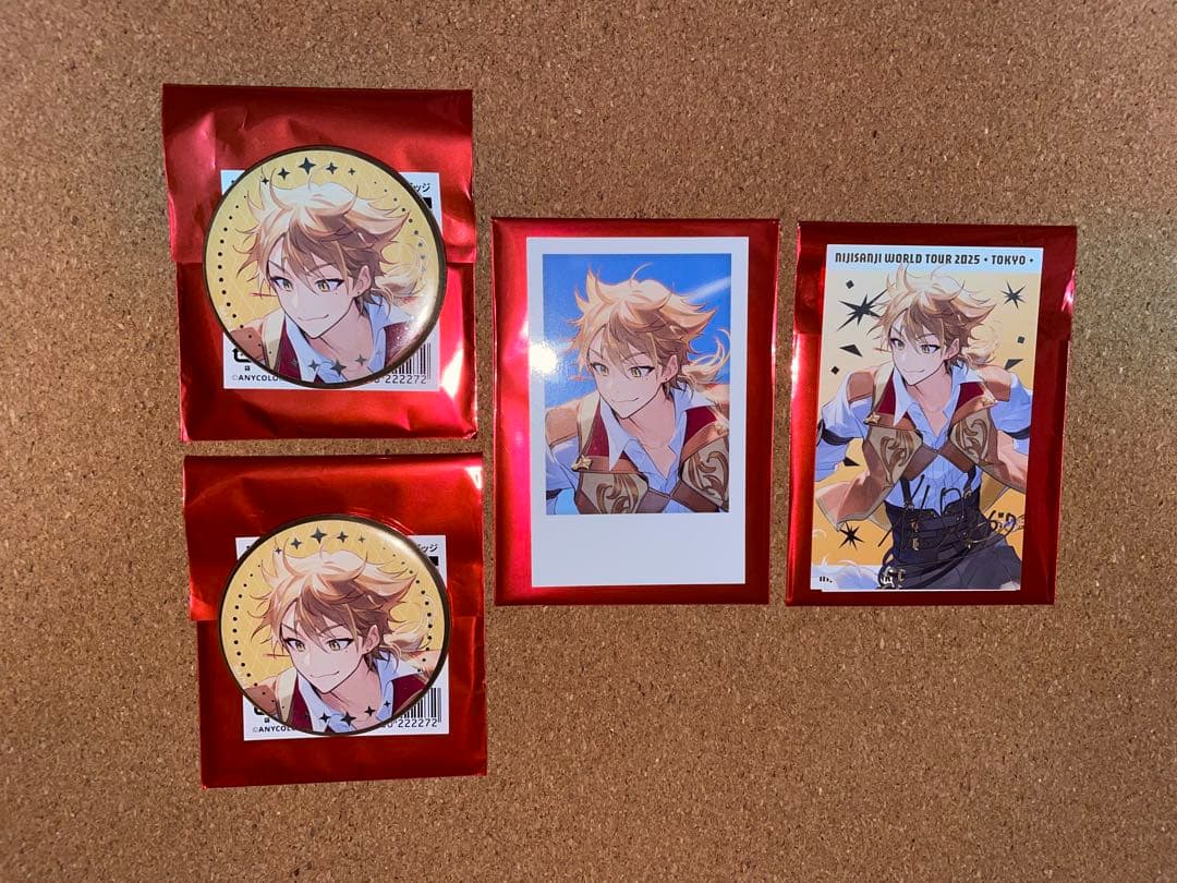 にじさんじ 伏見ガク Sitr東京 缶バッジ チェキ風カード セット - メルカリ