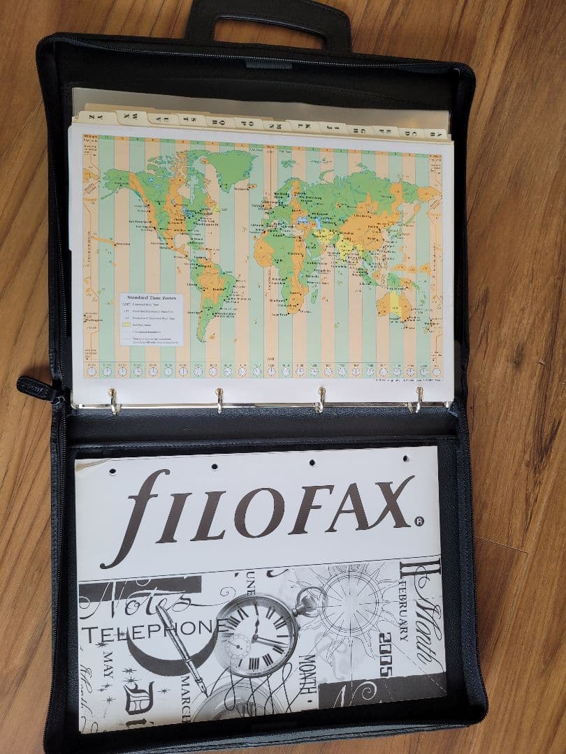 【filofax】A4書類ケース システム手帳